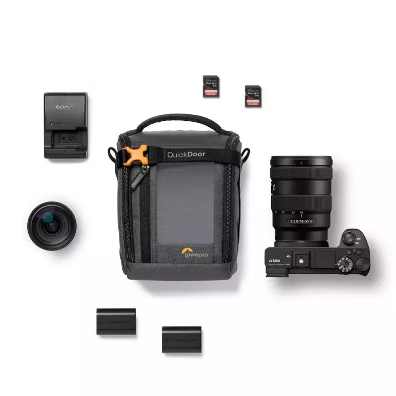 Kompaktowy futerał Lowepro GearUp Creator Box M II Czarno-szary
