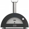 Piekarnik do pizzy Alfa Forni Moderno 2 Pizze Hybrid Ardesia szary – hybrydowy piekarnik do pizzy nablatowy, 2 pizze