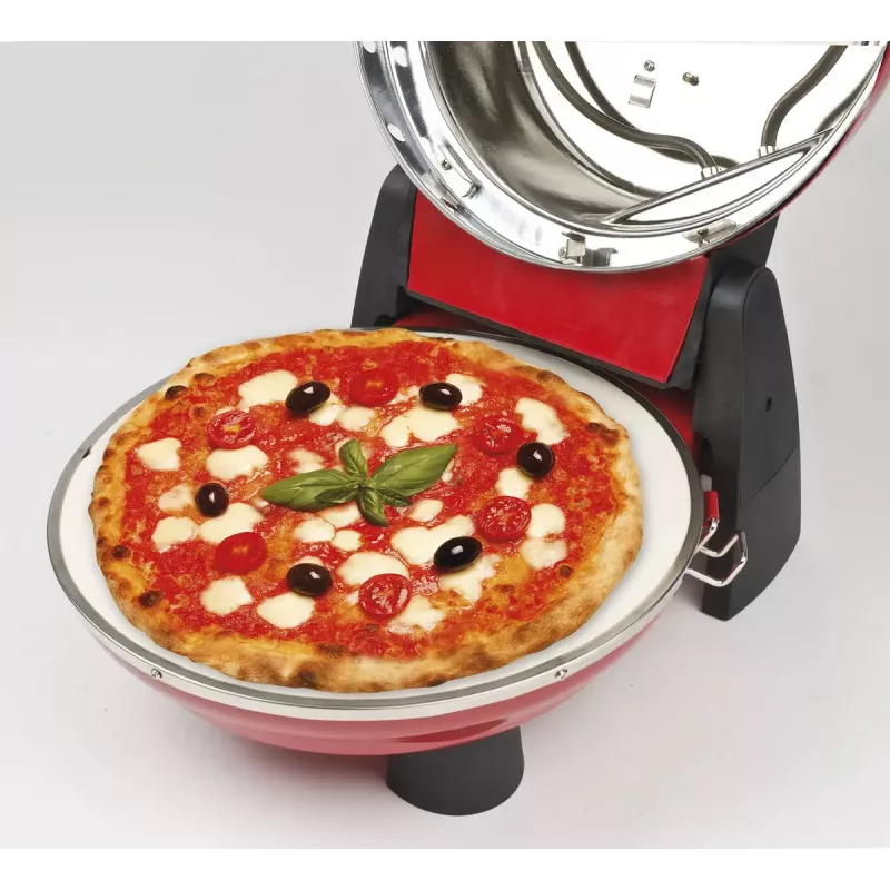 Maszynka do pizzy G3 Ferrari Pizzeria Snack Napoletana 1200 W czarno-czerwona 1 pizza 31 cm