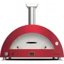 Wood Fired Pizza Oven Alfa Forni Moderno 5 Pizze czerwony — 5-pizza capacity, wood-fired