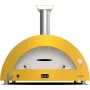 Piec do pizzy opalany drewnem Alfa Forni Moderno 5 Pizze żółty FXMD-5P-LGIA, zewnętrzny blatowy piec do pizzy, pojemność 5 pizz