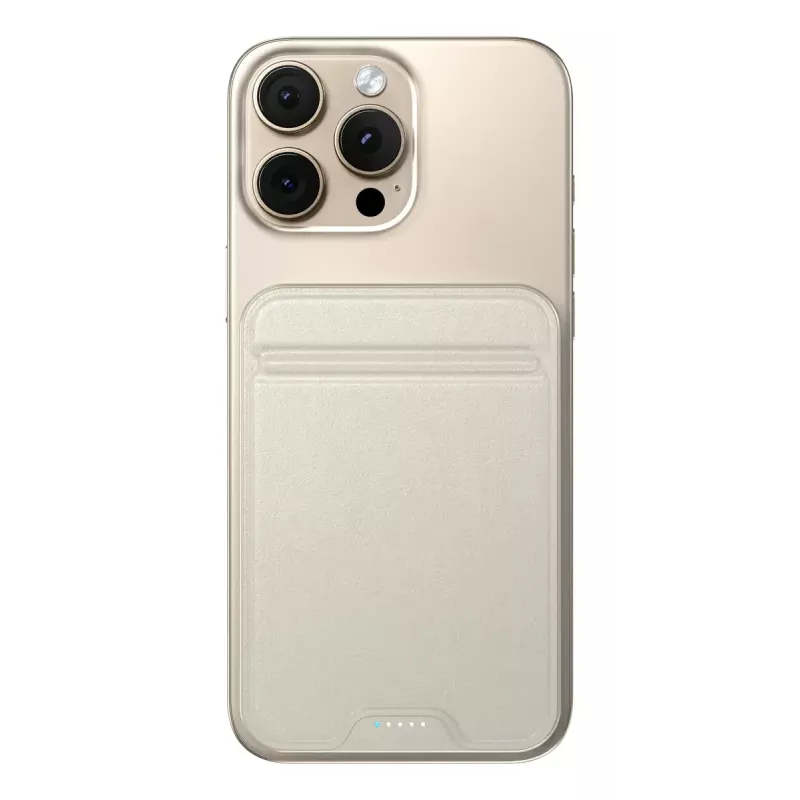 Przenośny powerbank Satechi ST-B10Q2SW 10000 mAh, ładowanie bezprzewodowe, w kolorze piaskowym