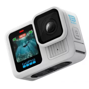 Kamera akcji GoPro HERO13 Czarny — 5.3K Ultra HD, matryca CMOS 27,6 MP, 240 kl./s, Wi‑Fi, GPS, wbudowany wyświetlacz LCD, dźwięk stereo