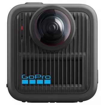 Kamera sportowa GoPro MAX2 z 8K Ultra HD, matrycą 29,5 MP, 100 kl./s, wyświetlaczem LCD, GPS, Wi‑Fi — zestaw akcesoriów