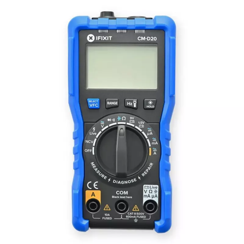Multimetr cyfrowy iFixit iFixit Multimetr cyfrowy z LCD (model EU145035-8)