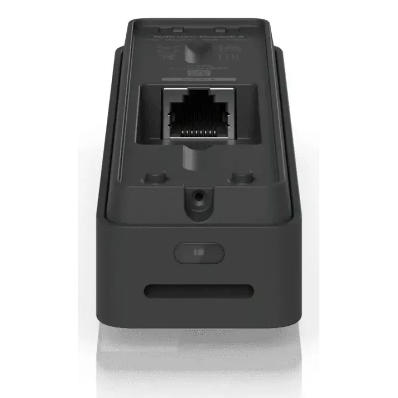 Doorbell UBIQUITI Doorbell Lite Czarny — przewodowy wideodomofon PoE, 5 MP, 2560×1920, IPX5, obudowa metalowo-poliwęglanowa