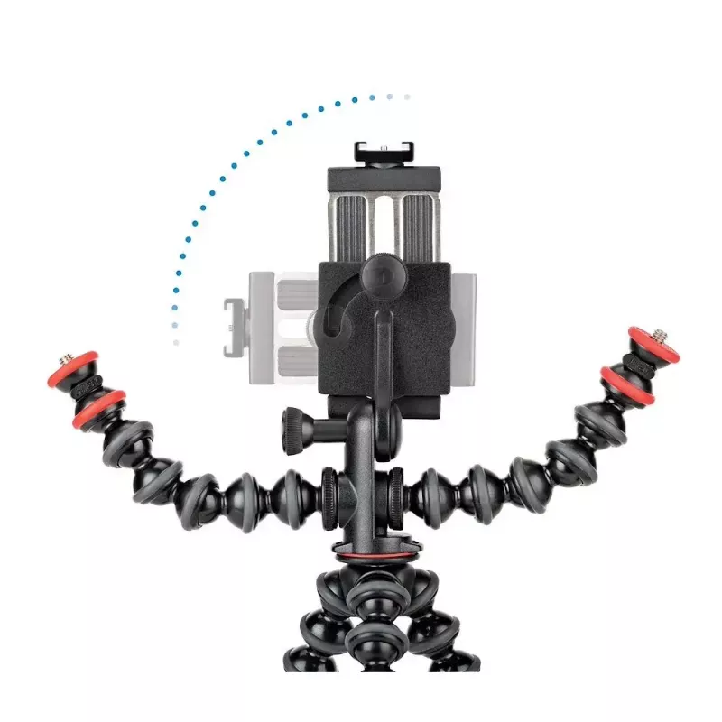 Joby GorillaPod Mobile Vlogging Kit Joby JB01645-BWW 3 nogi 540 g Czarny Czerwony