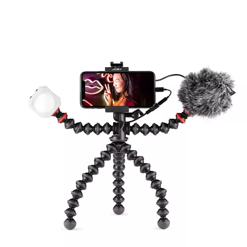 Joby GorillaPod Mobile Vlogging Kit Joby JB01645-BWW 3 nogi 540 g Czarny Czerwony