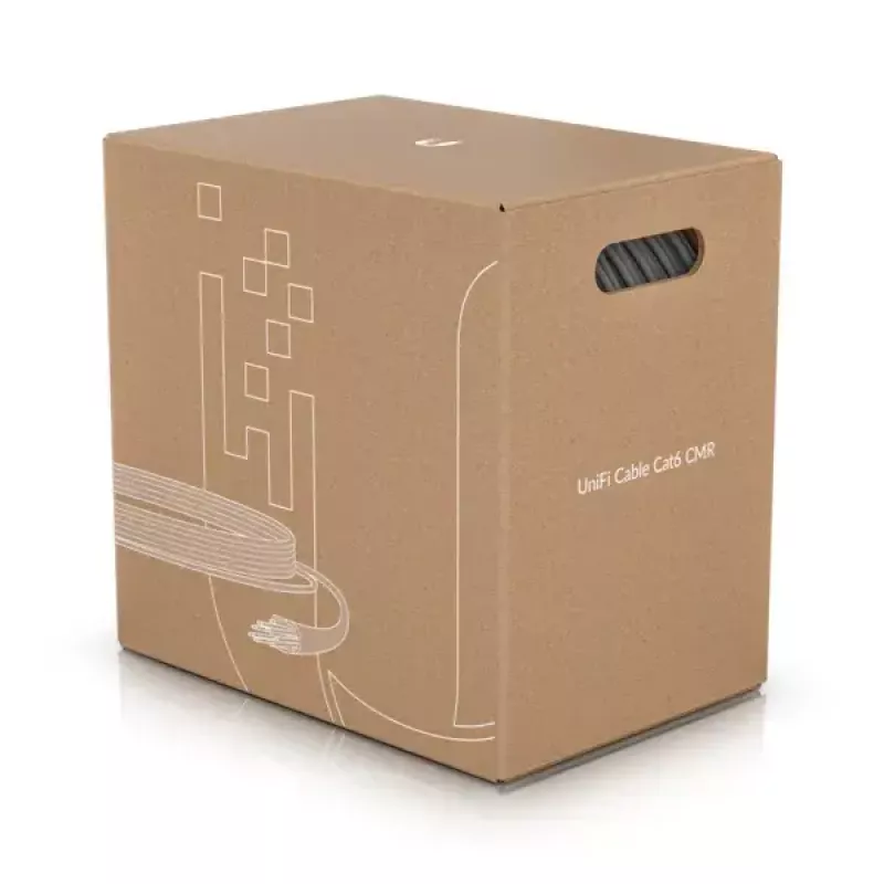 Kabel sieciowy Ubiquiti U-Cable-C6-CMP U/UTP Cat6 305m biały