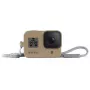 Etui GoPro HERO8 Czarny Sleeve + smycz piaskowe