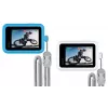 Skóra do kamery GoPro pokrowiec + smycz do HERO12/HERO11/HERO10/HERO9 Czarny — silikon, biały