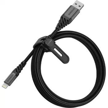 Kabel USB do Lightning OTTERBOX Premium 2 m — Czarny Ciemny Popiół, USB-A do Lightning, wytrzymałe ładowanie i transfer danych