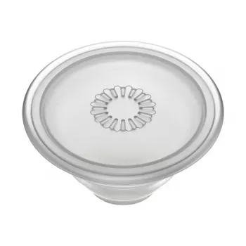 Grip PopSockets PlantCore by Popsockets — uniwersalny uchwyt do telefonu, szary półprzezroczysty, 38,8×7,7 mm