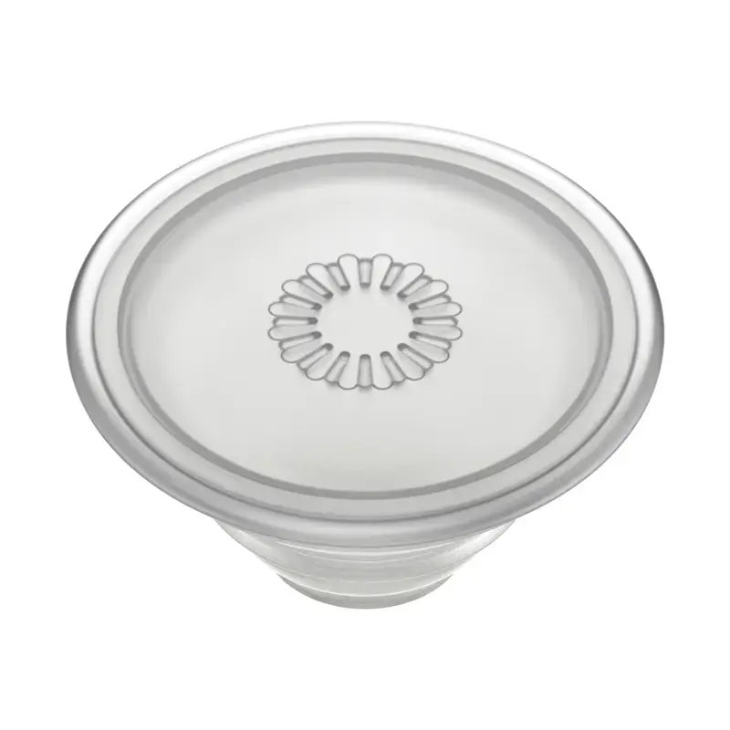 Grip PopSockets PlantCore by Popsockets — uniwersalny uchwyt do telefonu, szary półprzezroczysty, 38,8×7,7 mm