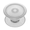 Grip PopSockets PlantCore by Popsockets — uniwersalny uchwyt do telefonu, szary półprzezroczysty, 38,8×7,7 mm