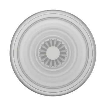 Grip PopSockets PlantCore by Popsockets — uniwersalny uchwyt do telefonu, szary półprzezroczysty, 38,8×7,7 mm