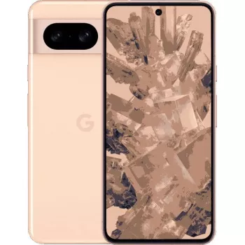 Smartfon Google Pixel 8 5G — dual-SIM, 8 GB RAM, 128 GB, 6,2-calowy OLED 120 Hz, tył 50+12 MP, przód 10,5 MP, różowy