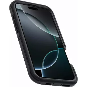 Etui ochronne na telefon OTTERBOX Defender Series kompatybilne z MagSafe, silikonowe, czarne, do Apple iPhone 16 Pro Max