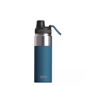 Asobu Alpine Flask 530 ml Stal nierdzewna Niebieski Turystyka piesza