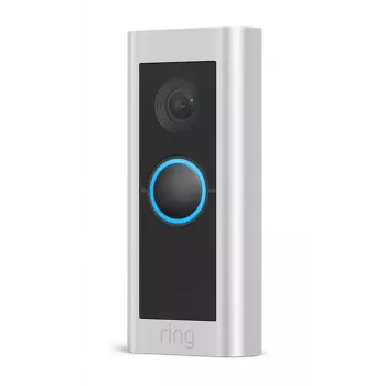 Wideodomofon RING Video Doorbell Pro 2 Hardwired — Nikel satynowy, Przewodowy Wi‑Fi, 150°×150° pole widzenia, 16–24 V AC