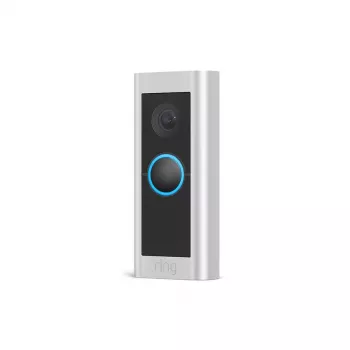 Wideodomofon RING Video Doorbell Pro 2 Hardwired — Nikel satynowy, Przewodowy Wi‑Fi, 150°×150° pole widzenia, 16–24 V AC