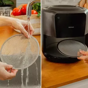 Frytkownica niskotłuszczowa Cecotec 03300 5,5 l 1550 W Czarna