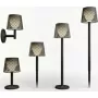 Lampa ogrodowa zewnętrzna NewGarden GRETA SOLAR+bateria czarna — lampa solarna z wbudowanym akumulatorem