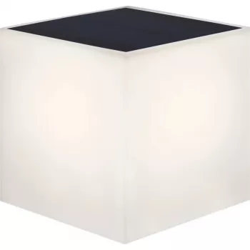 Lampa ścienna solarna NewGarden LUMWLC012XXSPNW — kompaktowa oprawa zewnętrzna zasilana energią słoneczną 12×12×12 cali