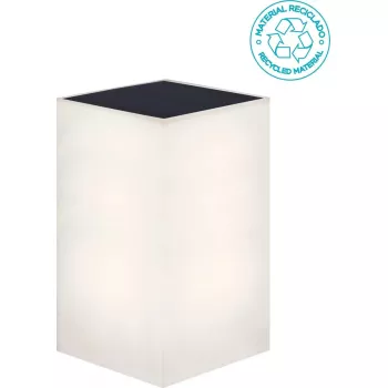 Lampa ścienna solarna NewGarden WALLY model LUMWLP012XXSPNW, kompaktowa lampa zewnętrzna 12x12x18 cm