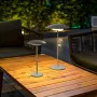 Lampa bateryjna NewGarden SARDINIA 30 antracytowa LED, przenośna ładowalna lampa zewnętrzna