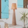 Słupkowa lampa ogrodowa solarna NewGarden LOLA 165 NATURE — 165 cm, ciepła biel
