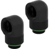 Złączka Corsair CX-9055009-WW mosiężna czarna 90° adapter obrotowy