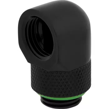 Złączka Corsair CX-9055009-WW mosiężna czarna 90° adapter obrotowy