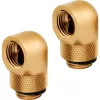 Fitting Corsair CX-9055010-WW mosiężne złote adaptery obrotowe 90°