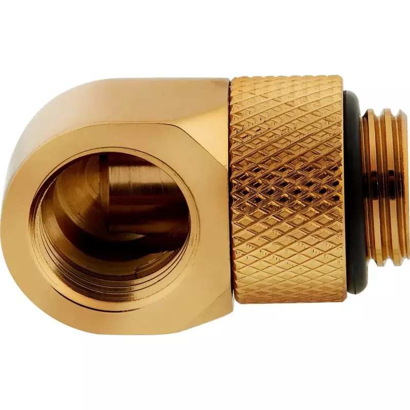 Fitting Corsair CX-9055010-WW mosiężne złote adaptery obrotowe 90°
