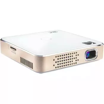Projektor Kodak Luma 150 Wi‑Fi biały‑Gold, przenośny projektor piko LED z łącznością bezprzewodową