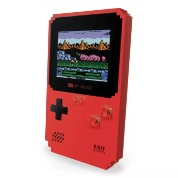 Gamepad dreamGEAR PIXEL CLASSIC czerwony — kontroler cyfrowy, Micro-USB, zasilanie bateriami AAA
