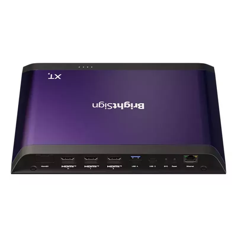 Odtwarzacz multimedialny BrightSign XT1145 8K Ultra HD Czarny Fioletowy