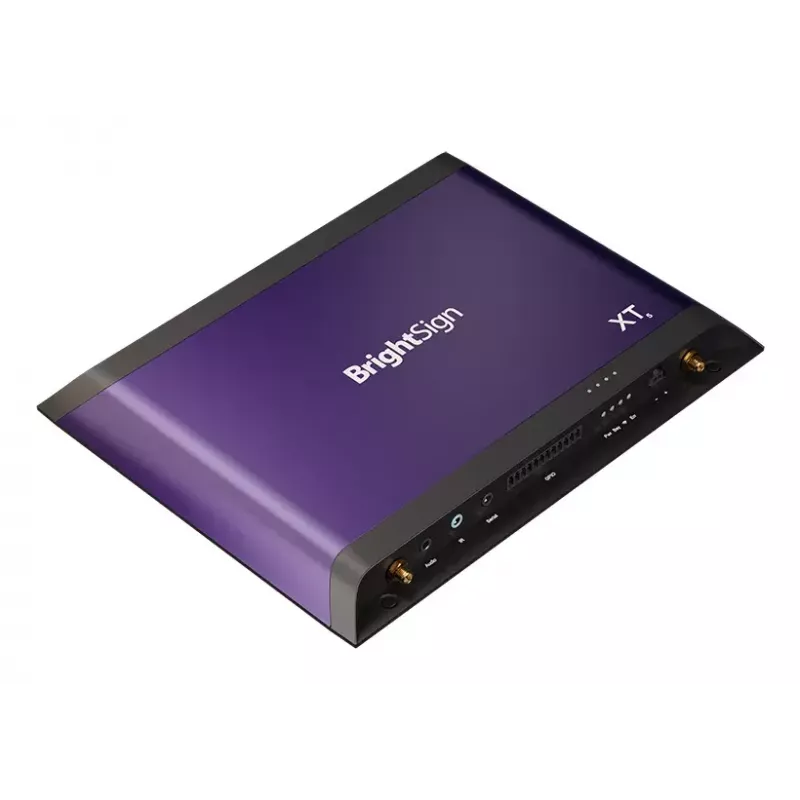 Odtwarzacz multimedialny BrightSign XT1145 8K Ultra HD Czarny Fioletowy