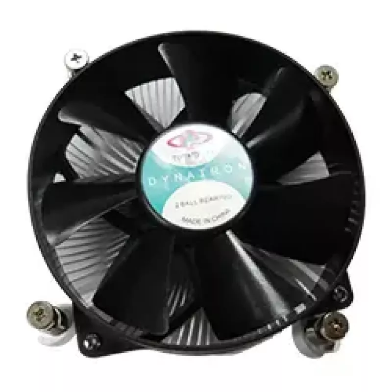 Chłodzenie procesora Dynatron A 2339, 92 mm aluminium/czarne, 12 V, 1000–2500 RPM