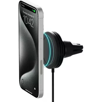 Bezprzewodowy uchwyt do kratki nawiewu iOttie Velox Qi2 MagSafe — VLXWCG212, magnetyczne ładowanie bezprzewodowe Qi2 dla zgodnych modeli iPhone