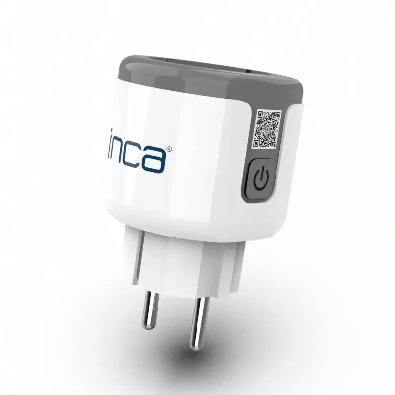 Inteligentna wtyczka Inca IWA-283 wewnętrzna/zewnętrzna Wi-Fi 16A biała
