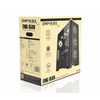 Obudowa PC Inca EMG-15XN Midi Tower Czarna