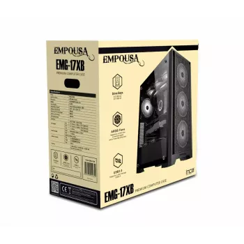 Obudowa PC Inca EMG-15XB Midi Tower Czarna