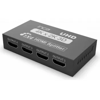 Rozdzielacz HDMI INCA IHSK-430 HDMI 1.4b obsługujący wyjście 4K do wielu wyświetlaczy