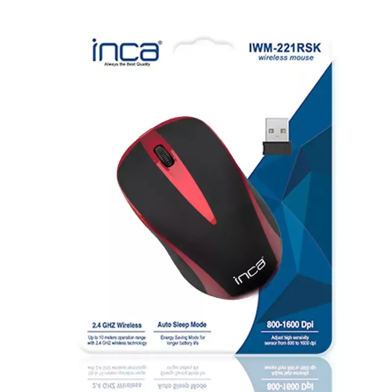 Mysz Inca IWM-221RSK RF bezprzewodowa optyczna