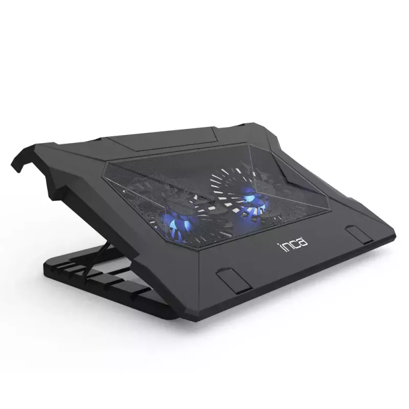 Podkładka chłodząca pod laptopa Inca INC-321RX 43,2 cm 2 wentylatory Czarny
