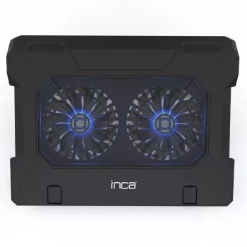 Podkładka chłodząca pod laptopa Inca INC-321RX 43,2 cm 2 wentylatory Czarny