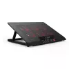 Podkładka chłodząca pod laptopa Inca INC-601GMS 43,2 cm 6 wentylatorów USB Czarna
