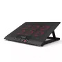 Podkładka chłodząca pod laptopa Inca INC-601GMS 43,2 cm 6 wentylatorów USB Czarna